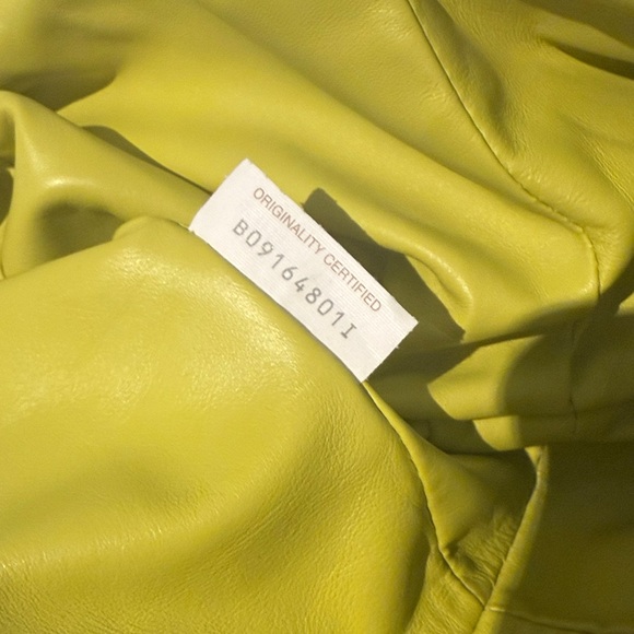 Bottega Veneta Lime Green Pouch Clutch - Picture 8 of 8